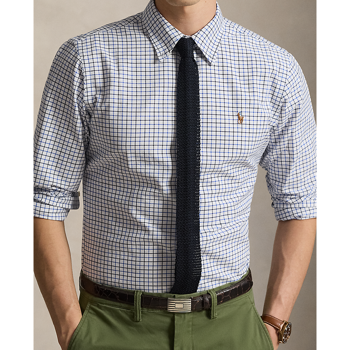 PRL Custom Fit Tattersall Oxford Shirt/Košulja 710922273002