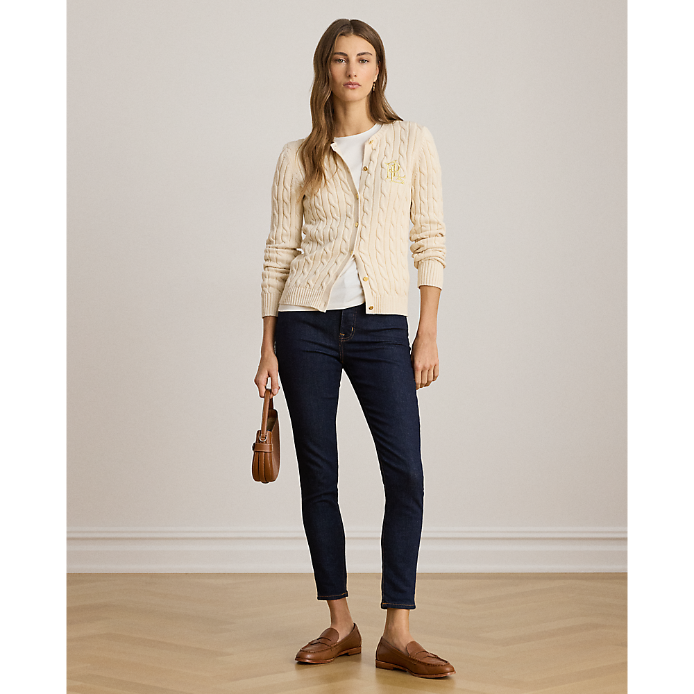 LRL Cable-Knit Cotton Cardigan/Pulover 200932225001