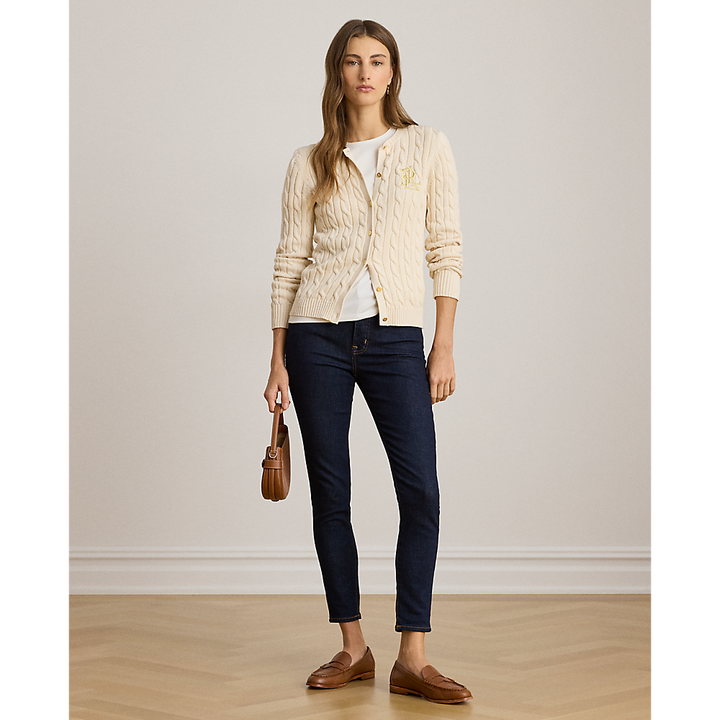 LRL Cable-Knit Cotton Cardigan/Pulover 200932225001