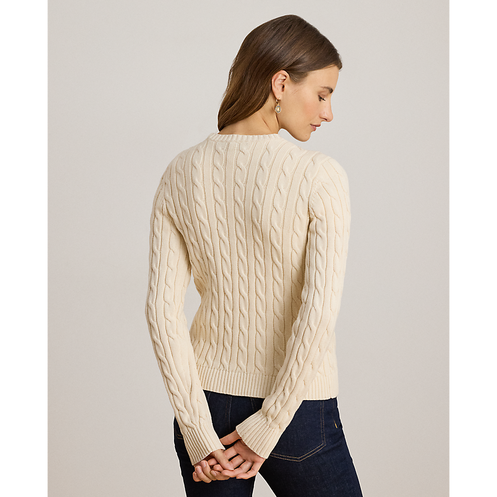 LRL Cable-Knit Cotton Cardigan/Pulover 200932225001