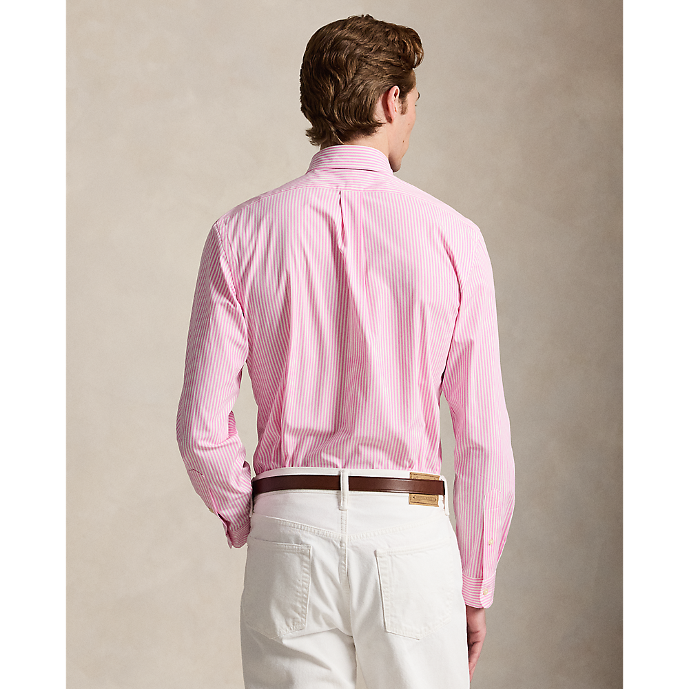 PRL Custom Fit Striped Stretch Poplin Shirt/Košulja 710929346002