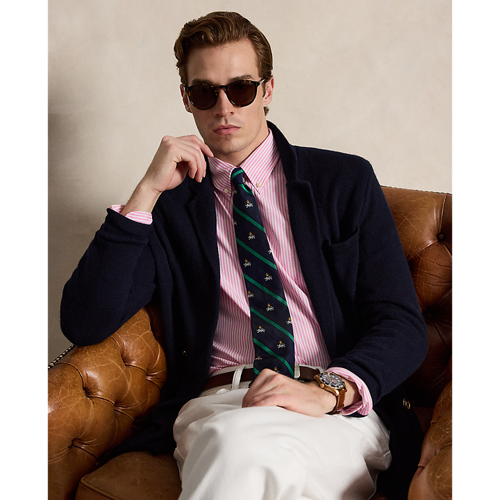 PRL Custom Fit Striped Stretch Poplin Shirt/Košulja 710929346002