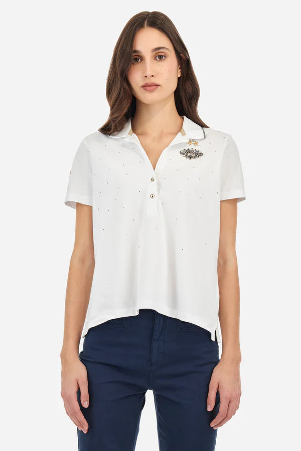 La Martina Polo S/S Piquet Stretch /Polo majica WAPE60-PK001
