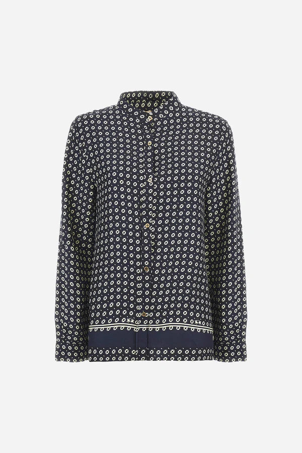 La Martina Shirt L/S Printed Viscos/Košulja WAC002-TW541