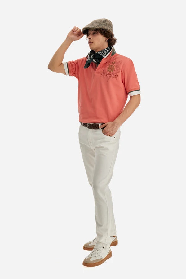 La Martina S/S Polo Piquet Stretch   /Polo majica MAPG31-PK001