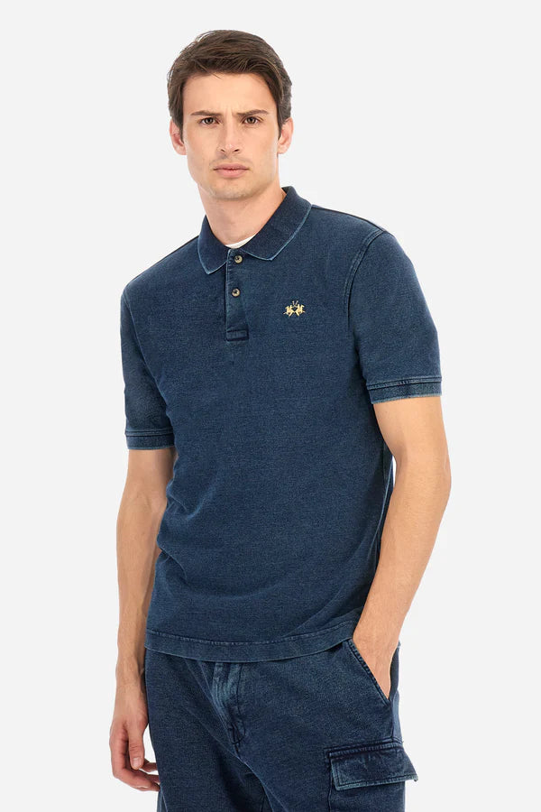 La Martina S/S Polo Indigo Piquet/Polo majica MAP011-PK188