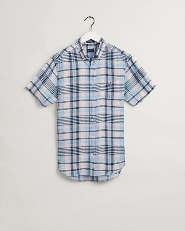 GANT Reg Linen Madras Ss Bd/Košulja 3021071