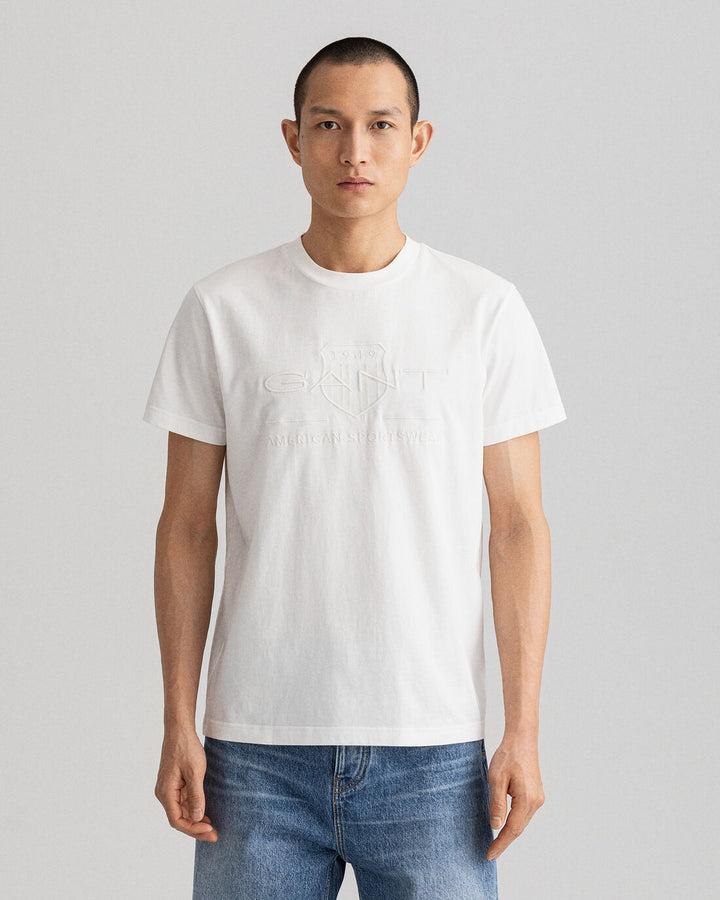 GANT Reg Tonal Shield Ss T-Shirt/Majica 2003140