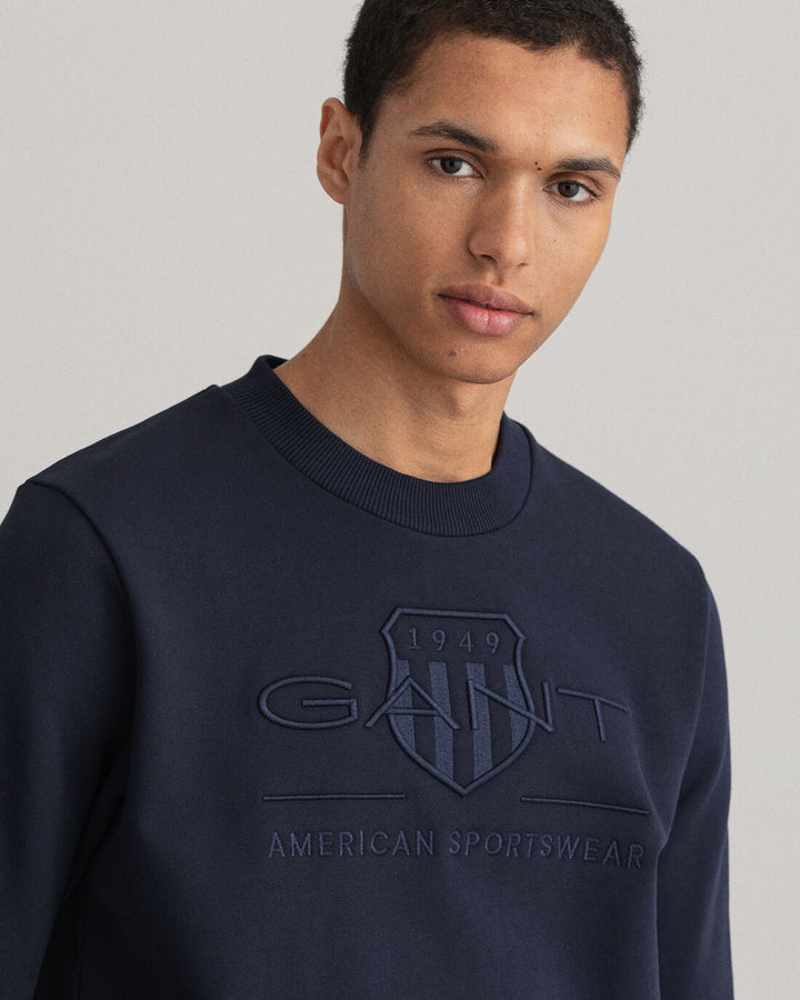 GANT Reg Tonal Shield C-Neck Sweat/Duks 2036017
