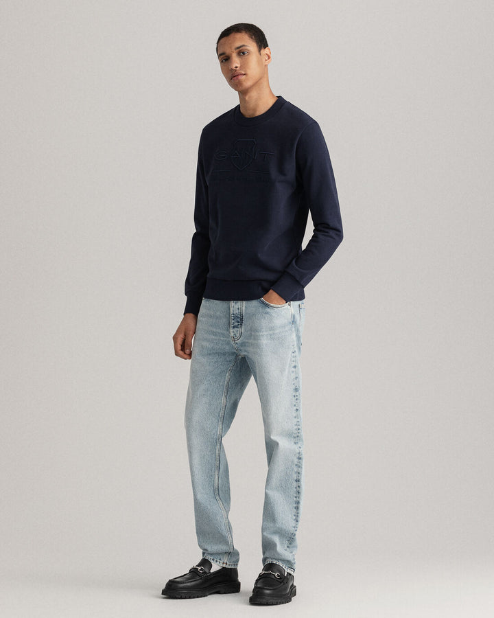 GANT Reg Tonal Shield C-Neck Sweat/Duks 2036017