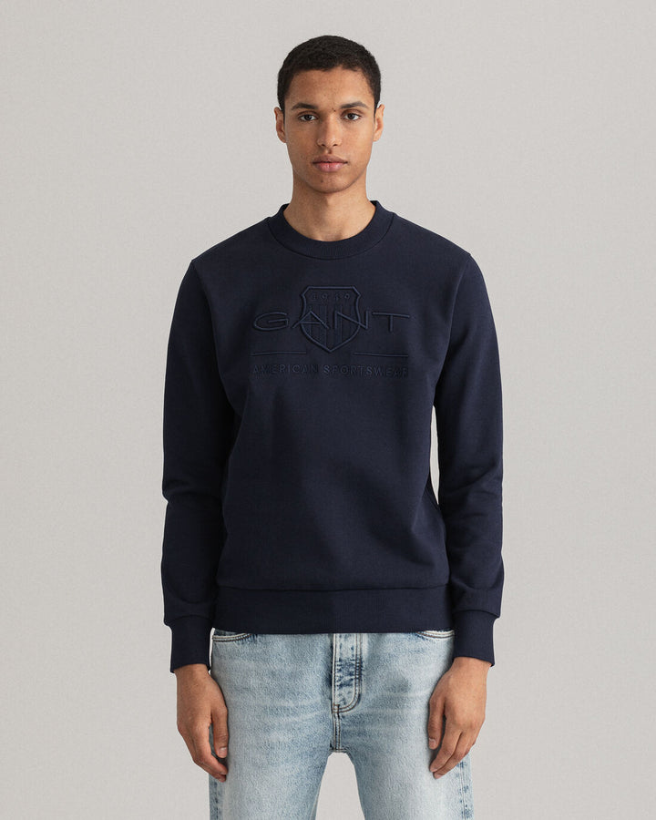 GANT Reg Tonal Shield C-Neck Sweat/Duks 2036017