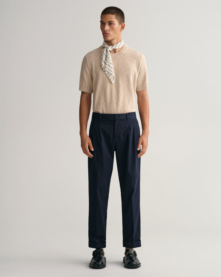 GANT Relaxed Tapered Cotton Suit Pants/Hlače 1505181