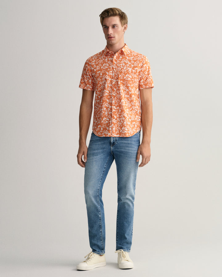 GANT Regular Floral Cotton Linen Ss Shirt/Košulja 3230071