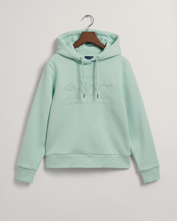 GANT Reg Tonal Shield Hoodie/Duks 4203648
