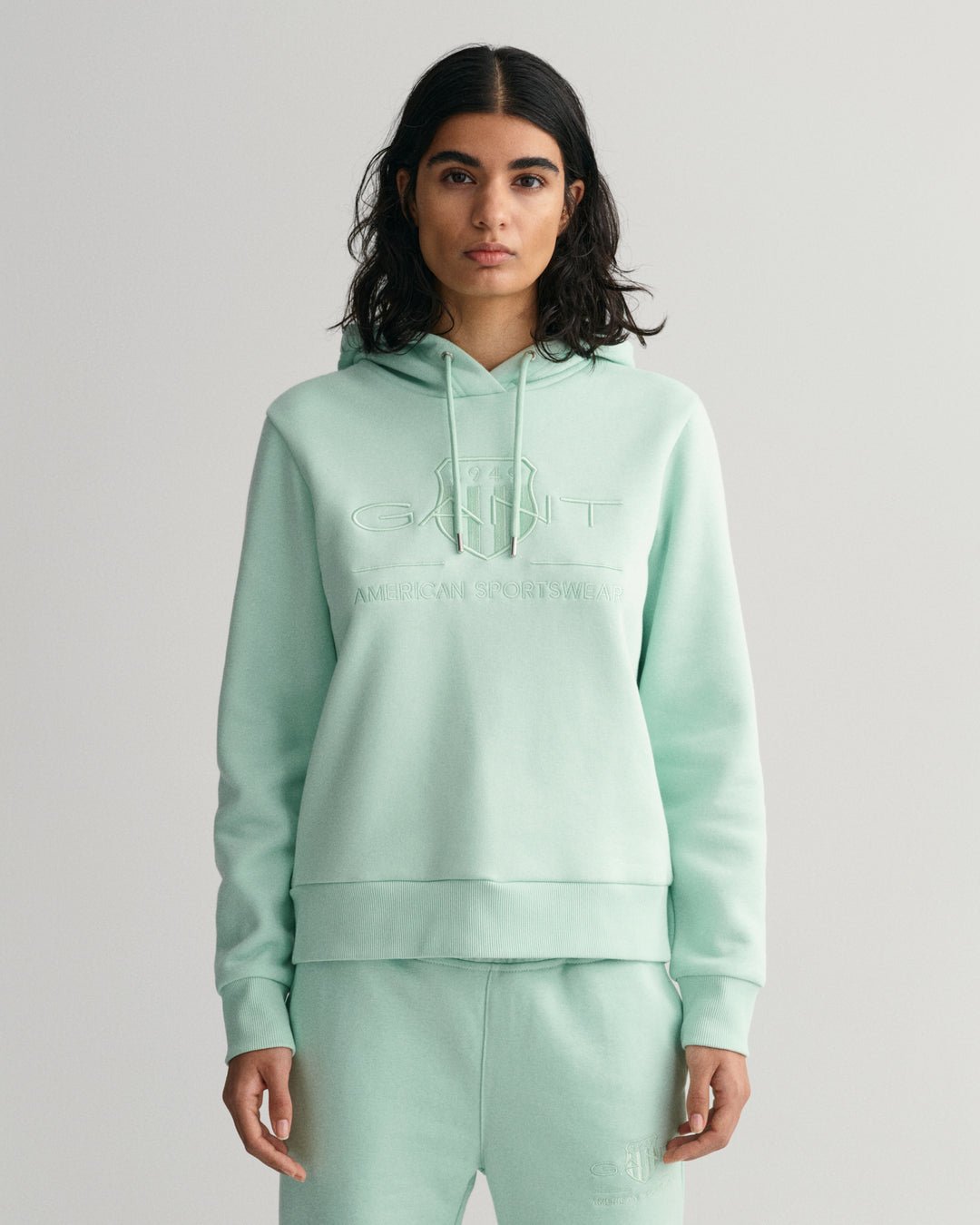 GANT Reg Tonal Shield Hoodie/Duks 4203648