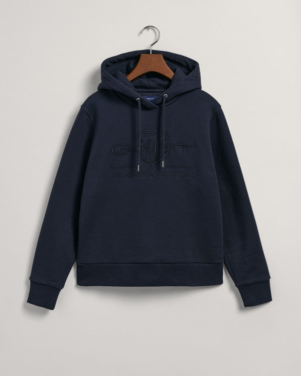 GANT Reg Tonal Shield Hoodie/Duks 4203648