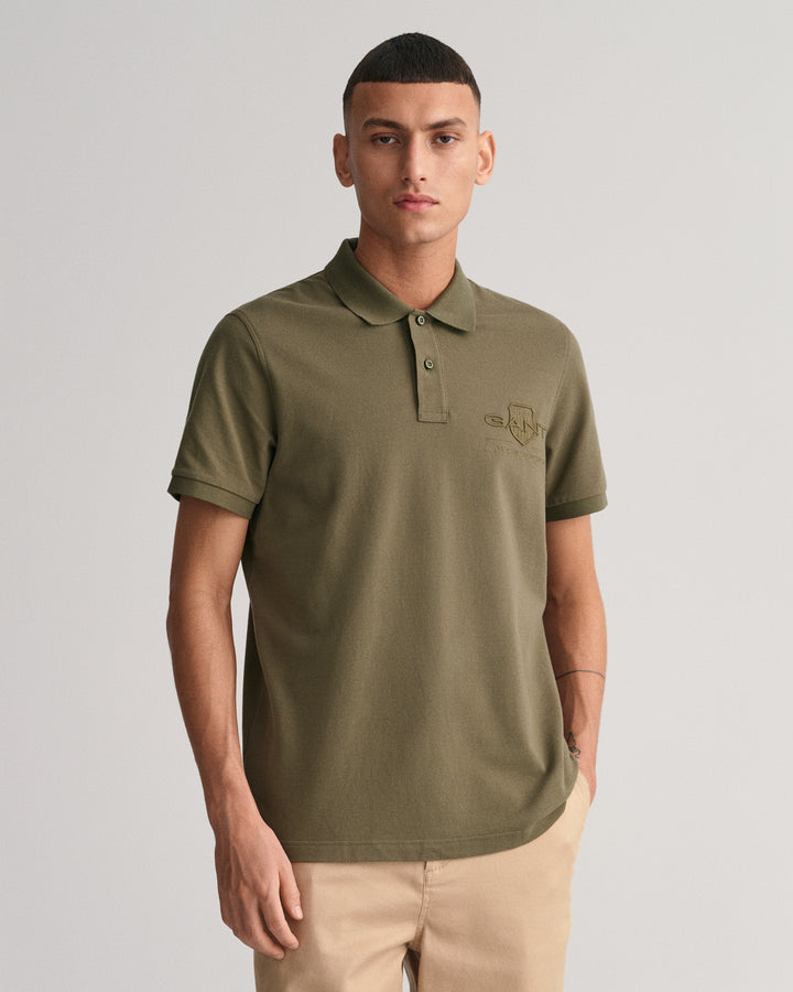 GANT Reg Tonal Shield Ss Rugger /Polo Majica 2062025