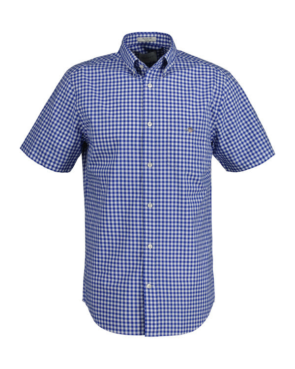 GANT Reg Poplin Gingham Ss Shirt/Košulja 3000121