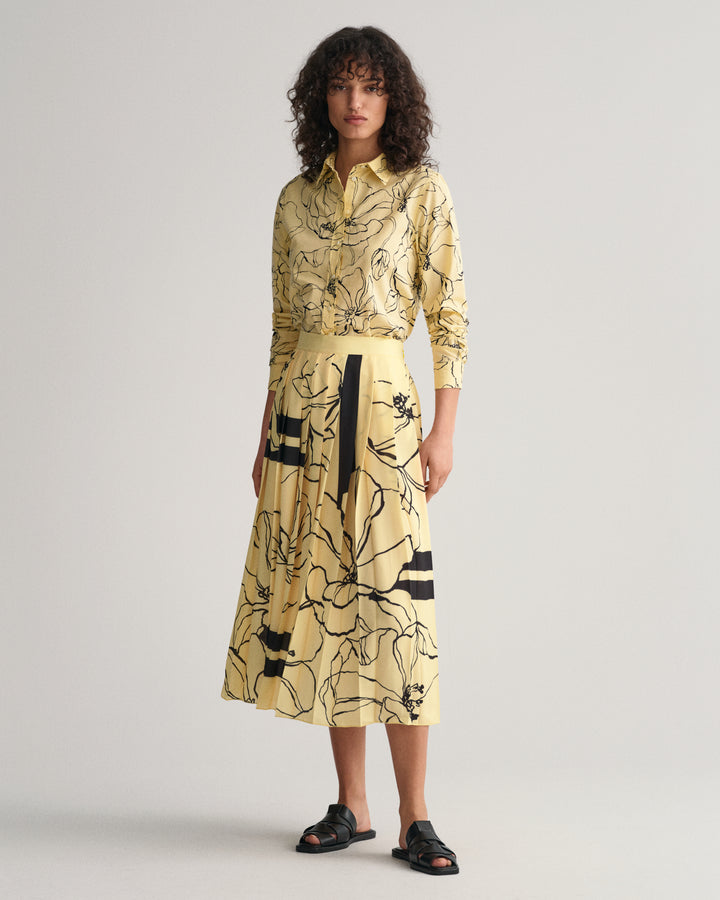 GANT Line Drawing Pleated Skirt /Suknja 4400095