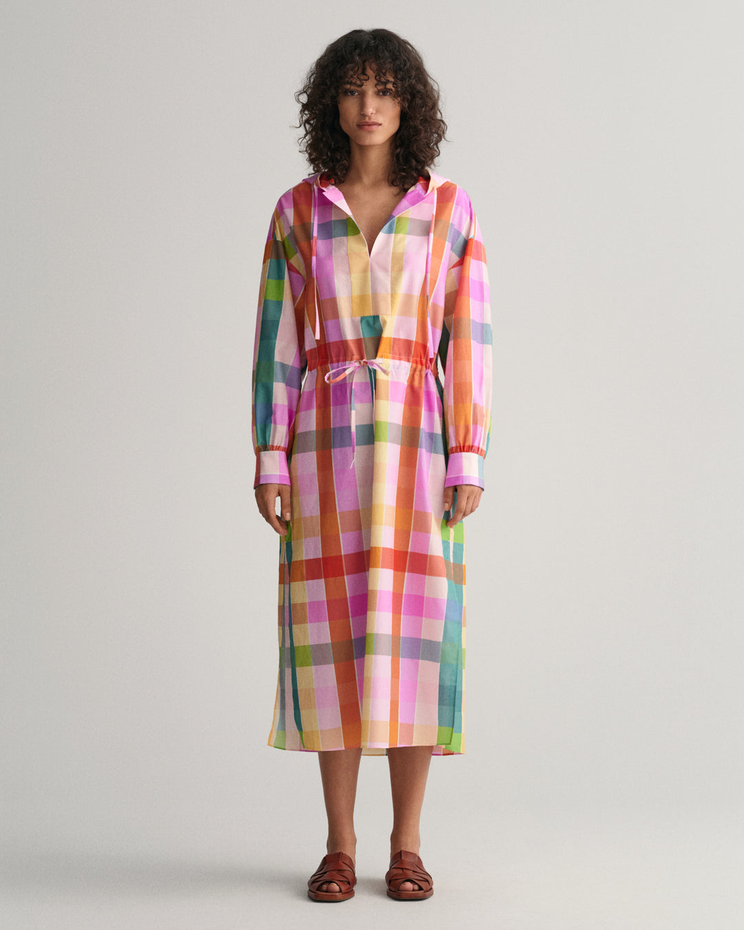 GANT Rel Multi Checked Ctn Silk Dress /Haljina 4503265