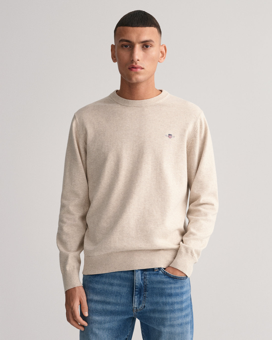 GANT Classic Cotton C-Neck /Pulover 8030561