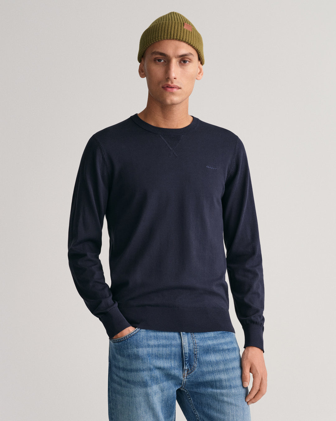 GANT Fine Cotton C-Neck /Pulover 8050162