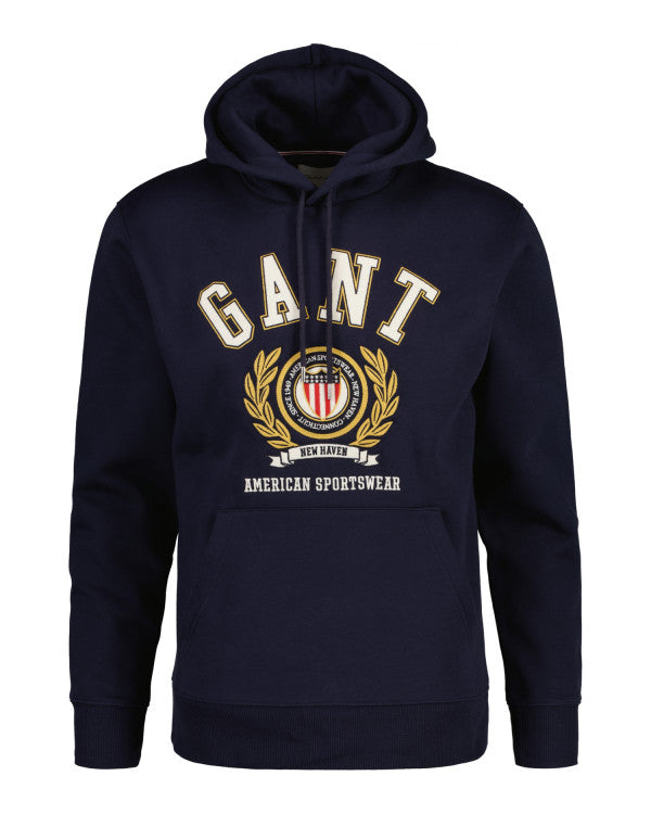 GANT Crest Sweat Hoodie/Duks 2006069