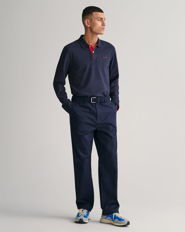 GANT Reg Contrast Pique Ls Rugger /Polo Majica 2065004