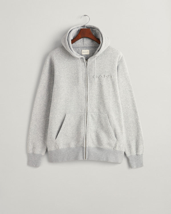 GANT Embossed Full Zip Hoodie/Duks 2068024