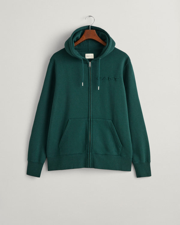 GANT Embossed Full Zip Hoodie/Duks 2068024