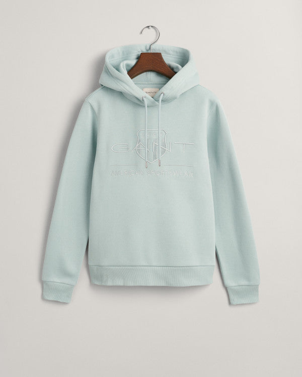 GANT Reg Tonal Shield Hoodie/Duks 4203648