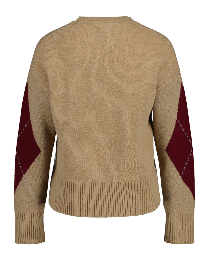 GANT Superfine Argyle C-Neck/Pulover 4802142
