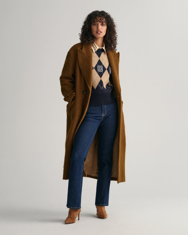 GANT Superfine Argyle C-Neck/Pulover 4802142