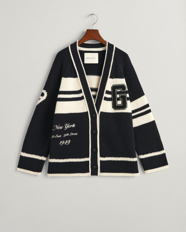 GANT Gant Varsity V-Neck Cardigan/Pulover 4803181
