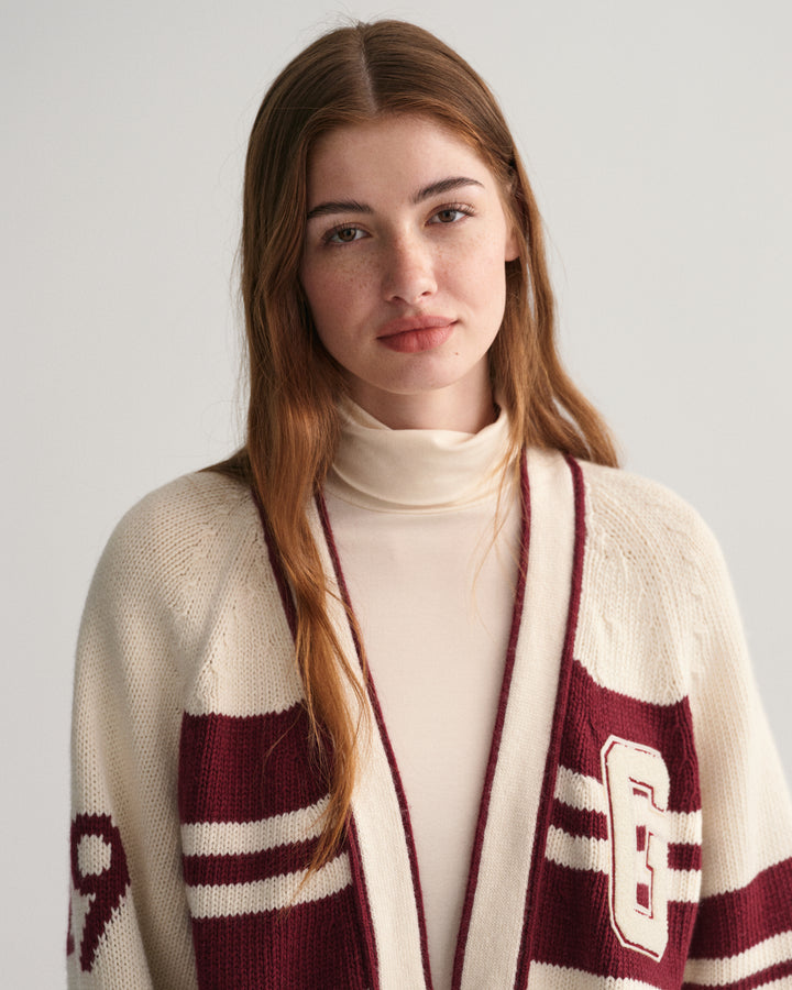 GANT Gant Varsity V-Neck Cardigan/Pulover 4803181