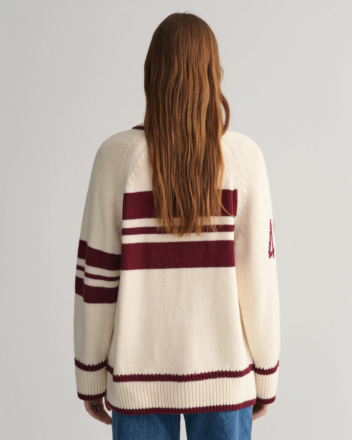 GANT Gant Varsity V-Neck Cardigan/Pulover 4803181