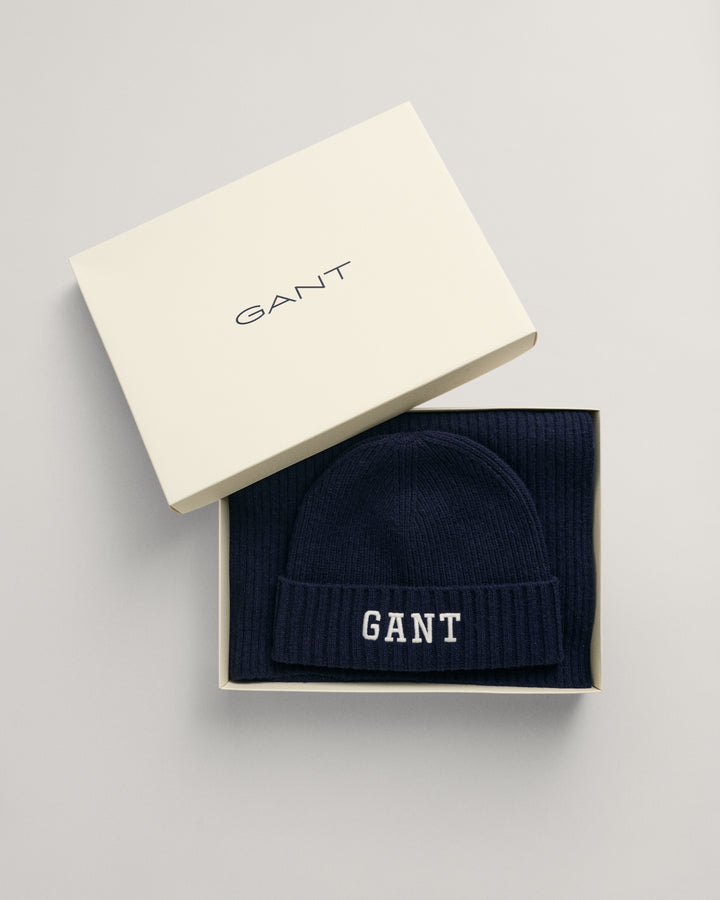 GANT Beanie Scarf Gift Set/Kapa + šal 4998011