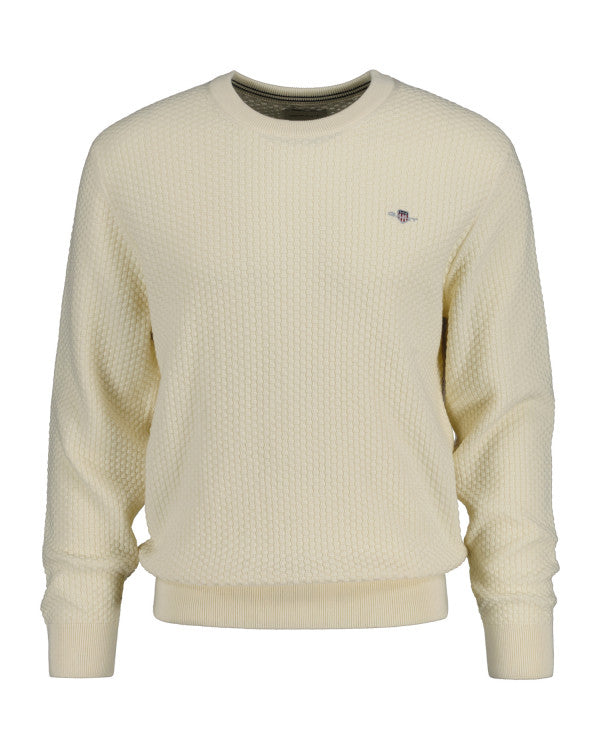 GANT Cotton Texture C-Neck/Pulover 8030171