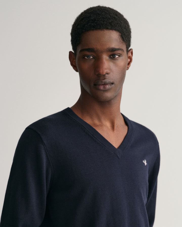 GANT Classic Cotton V-Neck/Pulover 8030562