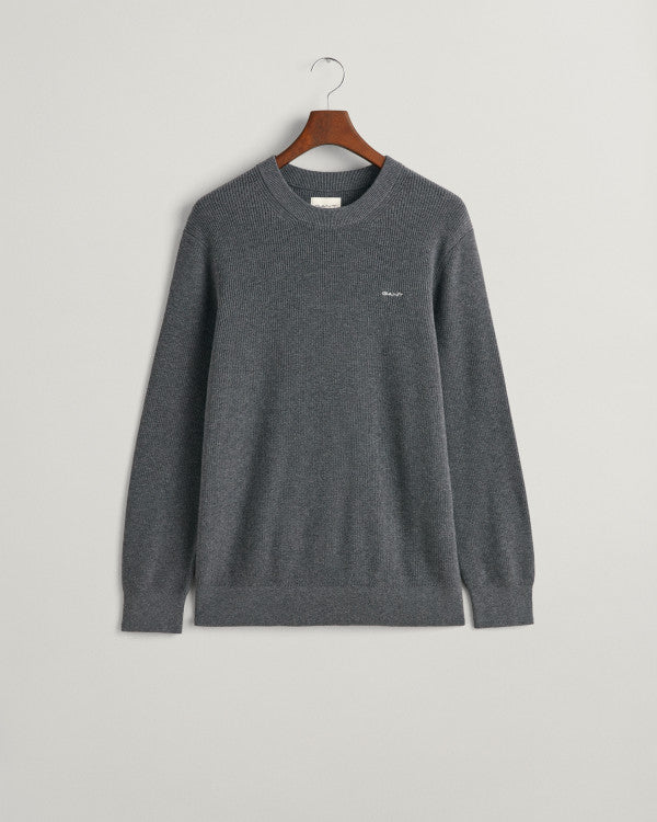 GANT Cotton Wool Rib C-Neck/Pulover 8050170