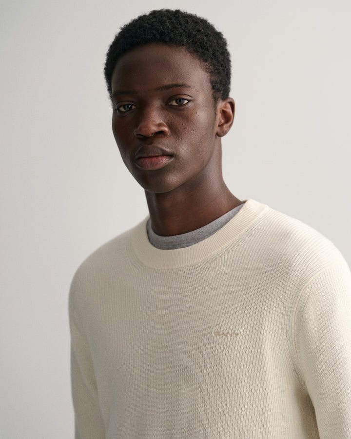 GANT Cotton Wool Rib C-Neck/Pulover 8050170