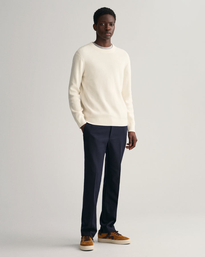 GANT Cotton Wool Rib C-Neck/Pulover 8050170