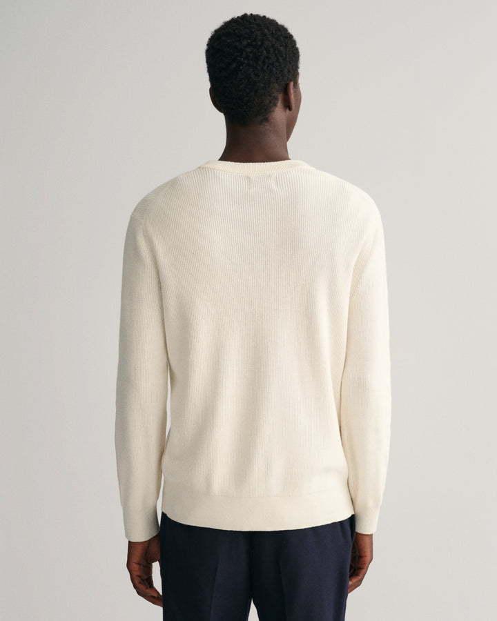 GANT Cotton Wool Rib C-Neck/Pulover 8050170