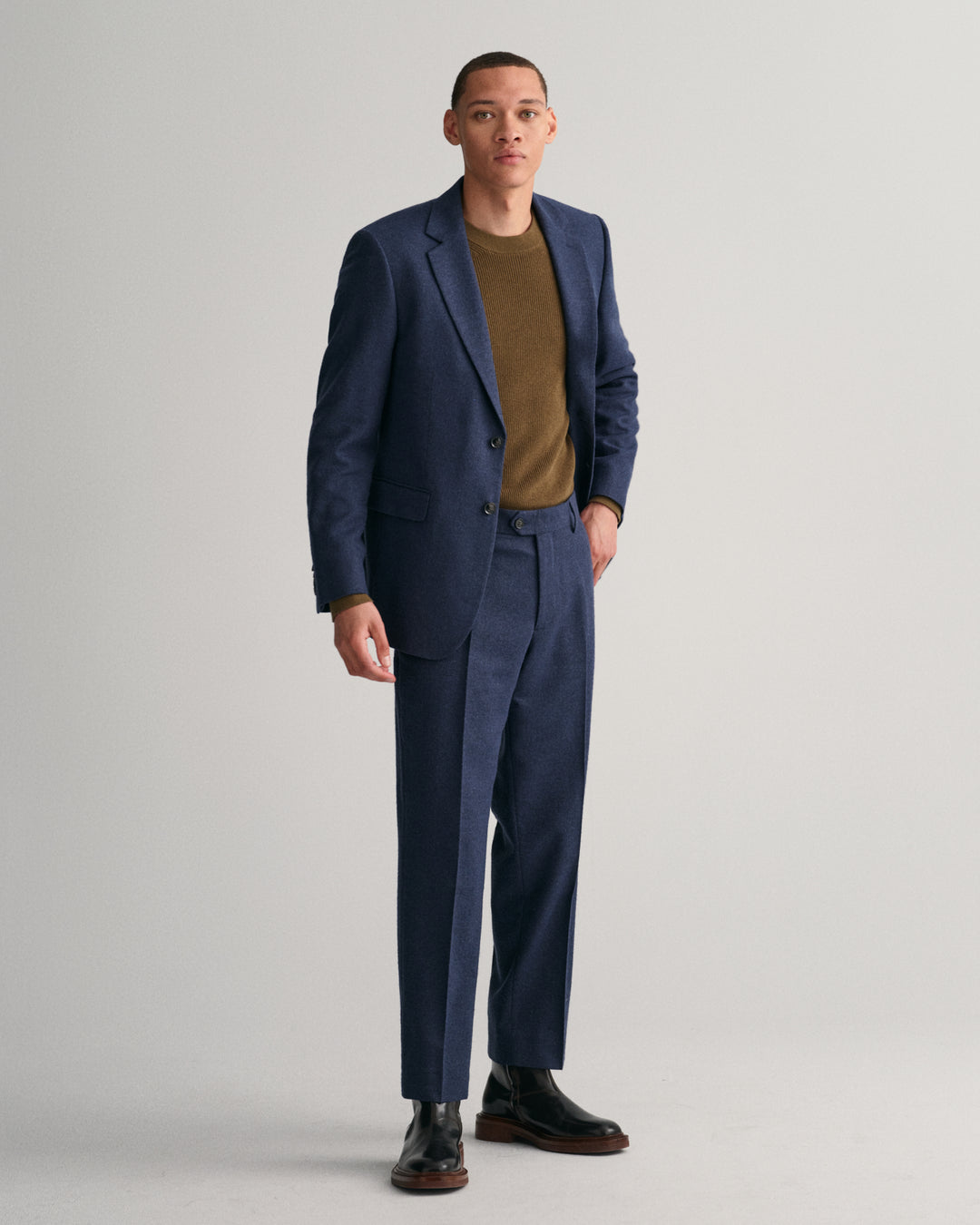 GANT Cotton Wool Rib C-Neck/Pulover 8050170