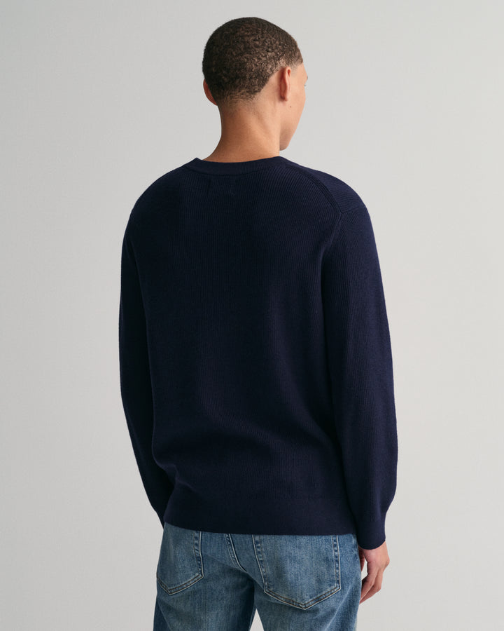 GANT Cotton Wool Rib C-Neck/Pulover 8050170