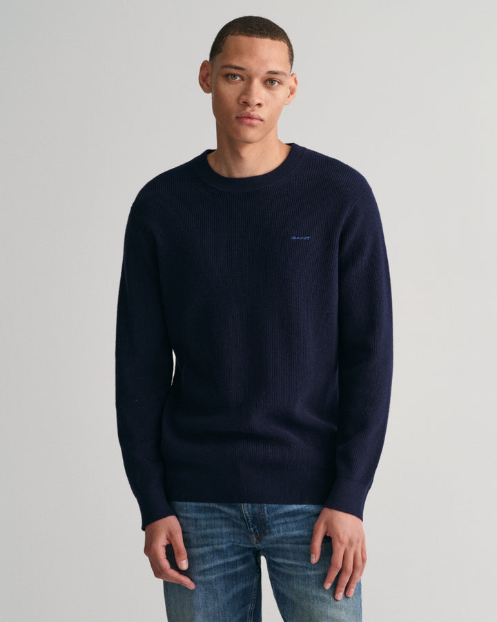 GANT Cotton Wool Rib C-Neck/Pulover 8050170