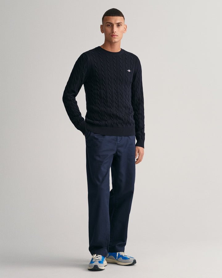 GANT Cotton Cable C-Neck/Pulover 8050601