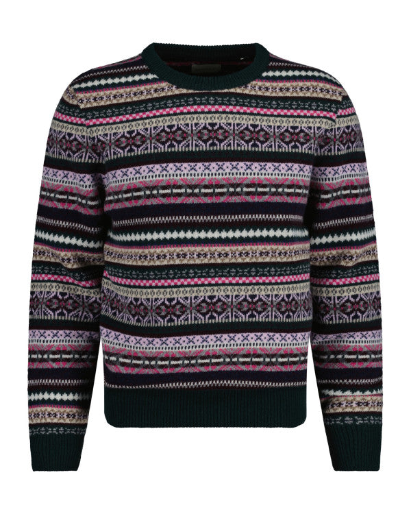 GANT Multi Colour Fair Isle C-Neck/Pulover 8060073