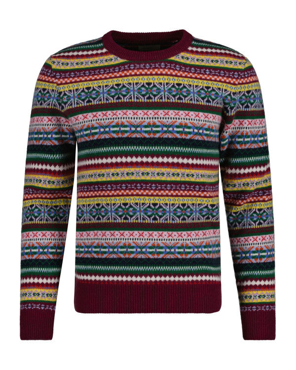 GANT Multi Colour Fair Isle C-Neck/Pulover 8060073