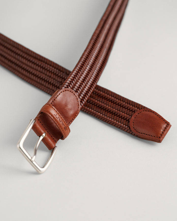GANT Leather Elastic Braided Belt/Remen 9940161